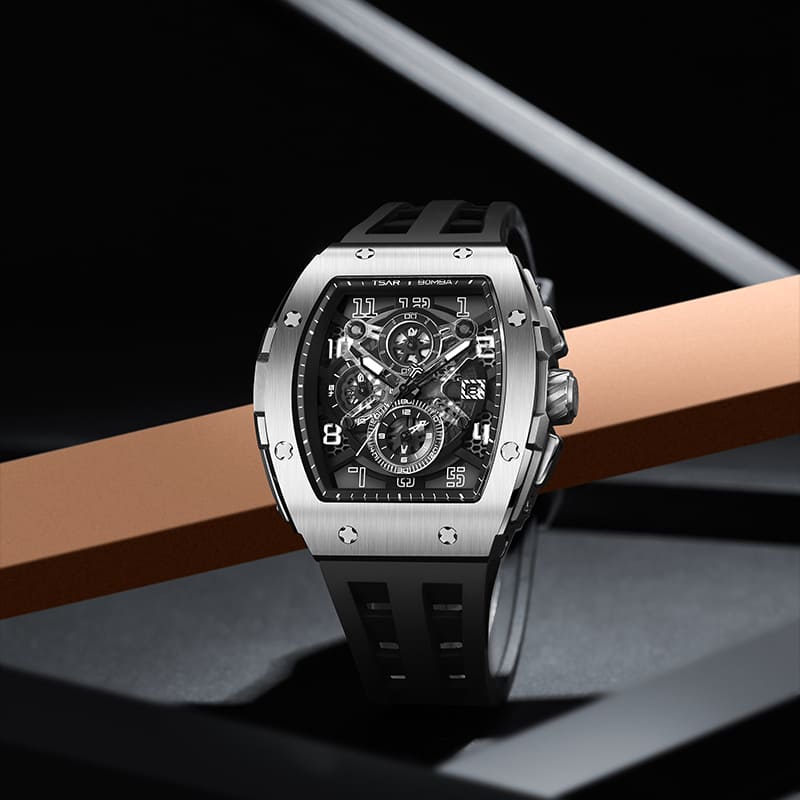Official Tsar Bomba Elemental Series-Quartz Watch TB8211Q BWP Series - Top G Watches