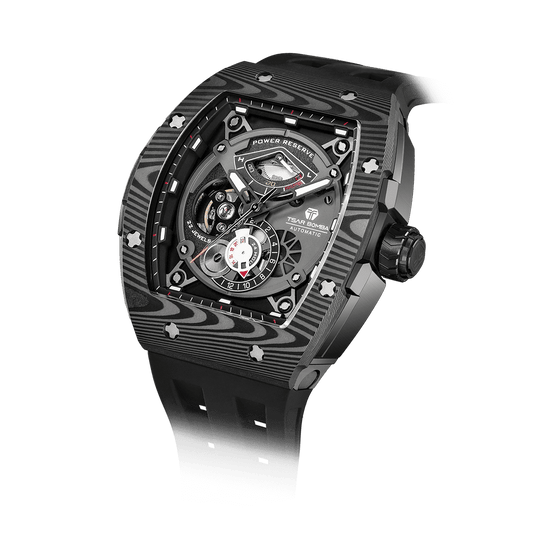 Official TSAR Bomba Carbon Fibre Automatic Kinetic Energy Watch – TB8210CF - Top G Watches