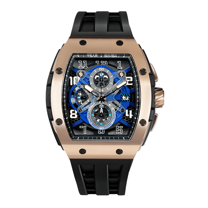 Official Tsar Bomba Elemental Series-Quartz Watch TB8211Q BWP Series - Top G Watches