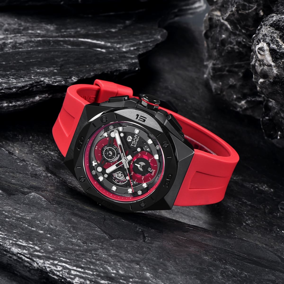 Official Tsar Bomba Elemental Series-Quartz Watch TB8801Q - Top G Watches