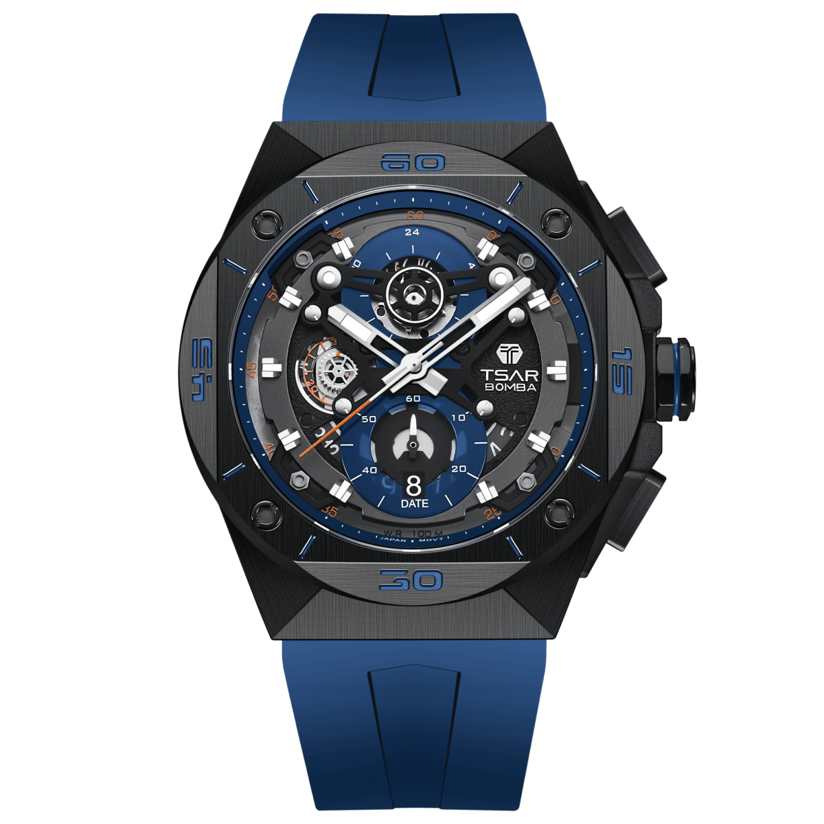 Official Tsar Bomba Elemental Series-Quartz Watch TB8801Q - Top G Watches