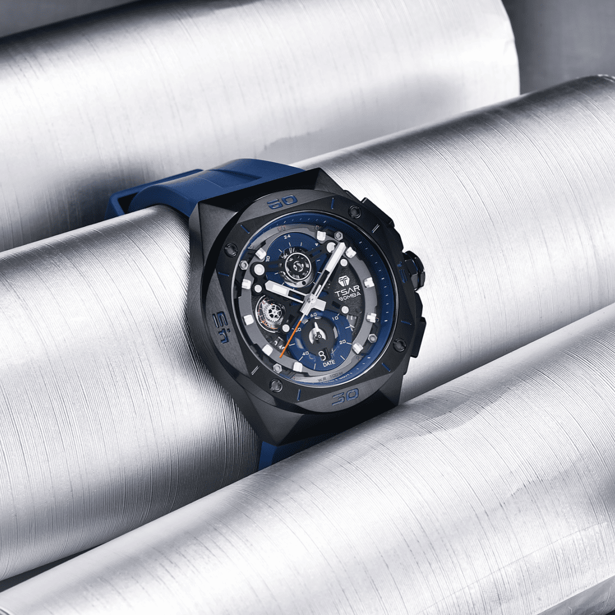Official Tsar Bomba Elemental Series-Quartz Watch TB8801Q - Top G Watches