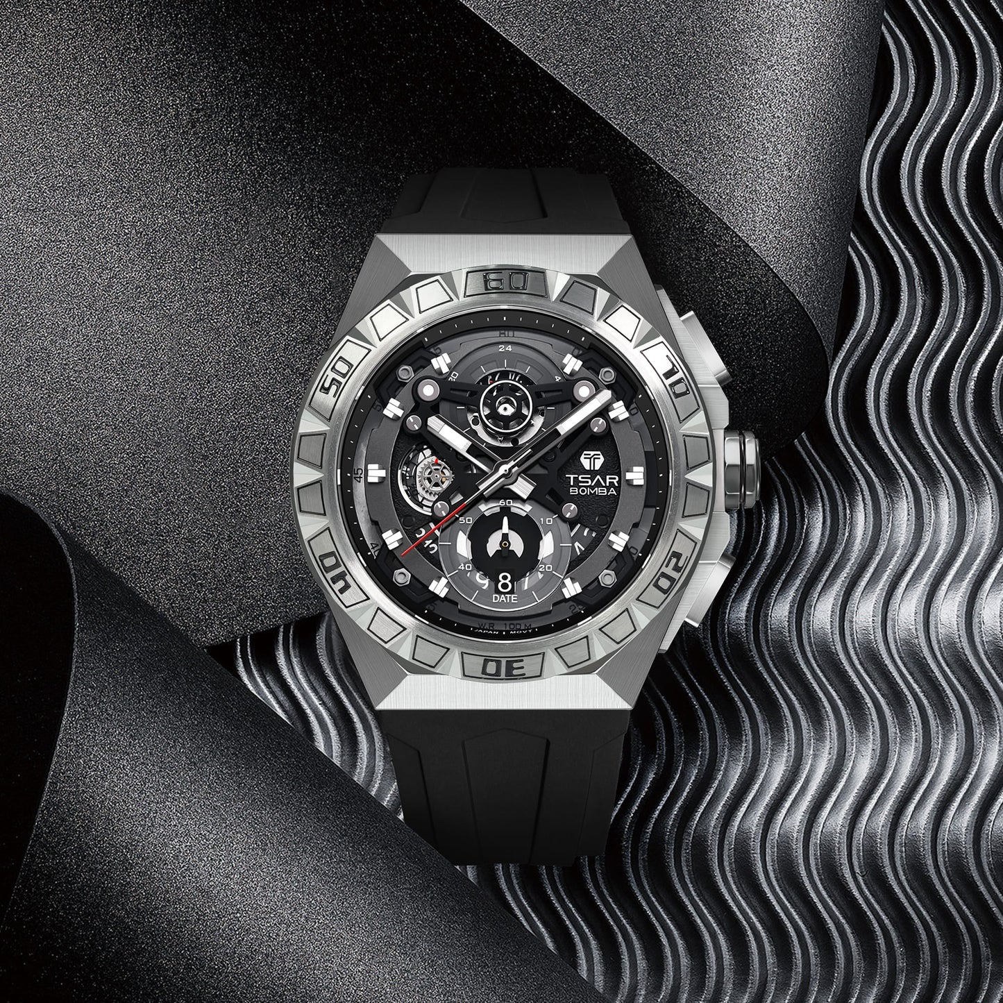 Official Tsar Bomba Elemental Series-Quartz Watch TB8806Q