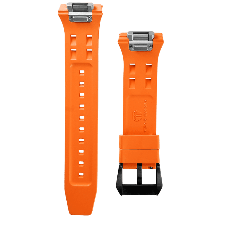 Official TSAR BOMBA Atomic-Interchangeable Watch - TB8214 & TB8218 Interchangeable FKM Rubber Wristband Strap