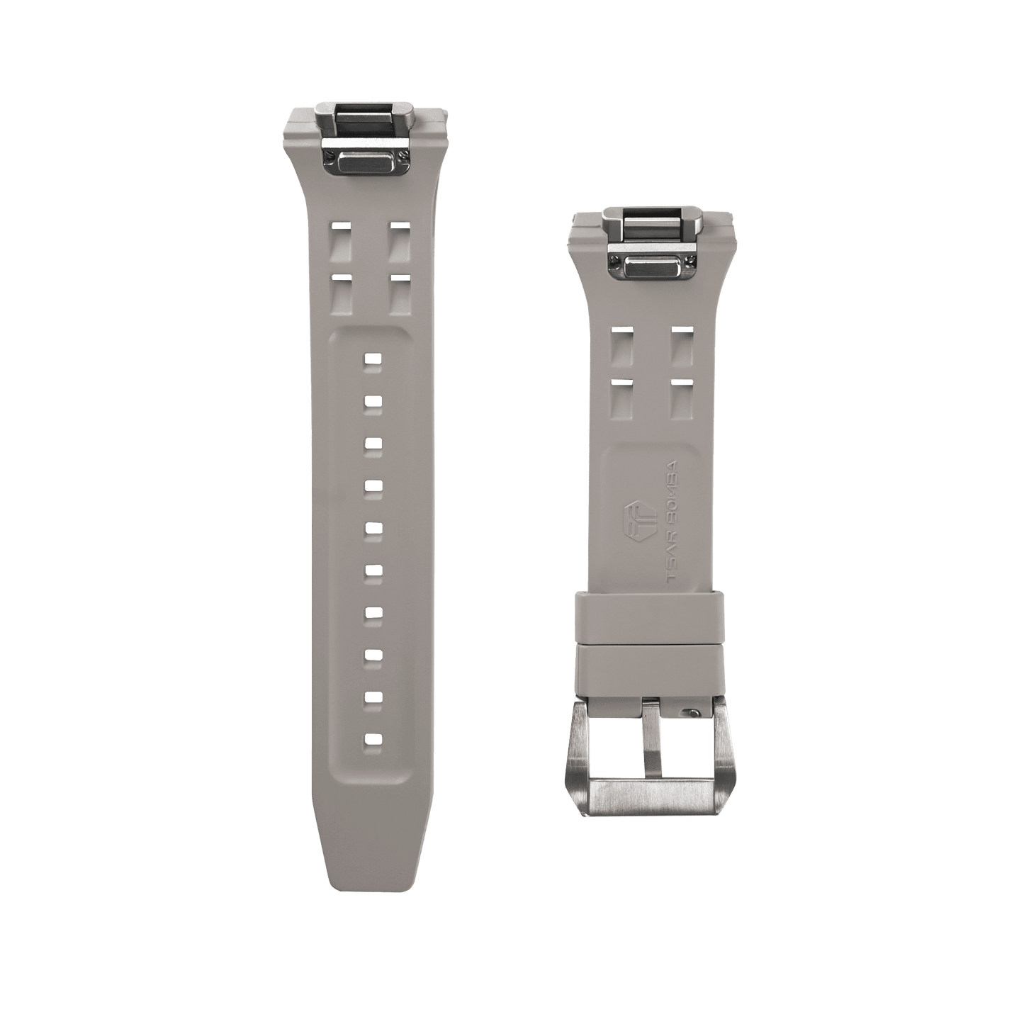 Official TSAR BOMBA Atomic-Interchangeable Watch - TB8214 & TB8218 Interchangeable FKM Rubber Wristband Strap