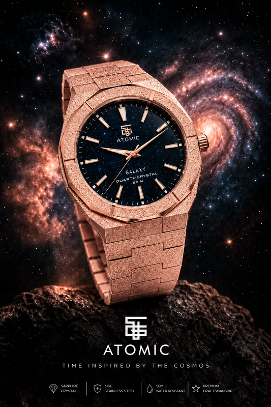 Atomic™ Galaxy Rose Gold Watch – Australian Designed | Sapphire & Miyota