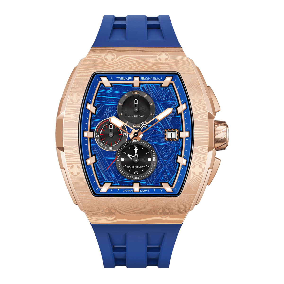 Official TSAR BOMBA Elemental Series Quartz Waterproof Mechanical Watch MK2 - TB8211Q-II