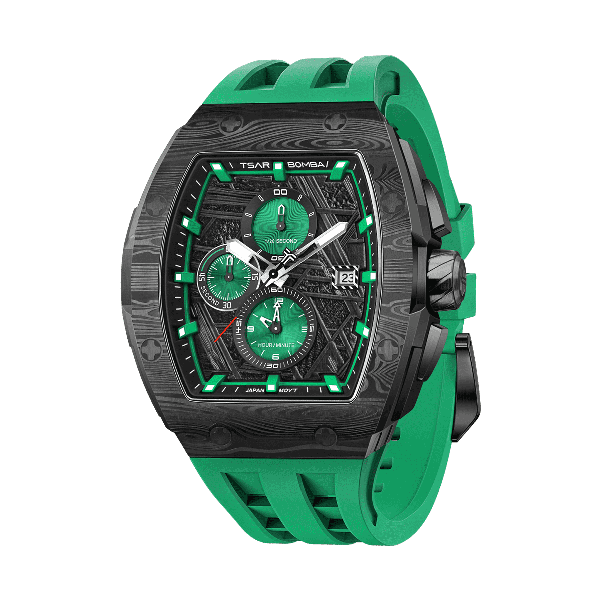 Official TSAR BOMBA Elemental Series Quartz Waterproof Mechanical Watch MK2 - TB8211Q-II