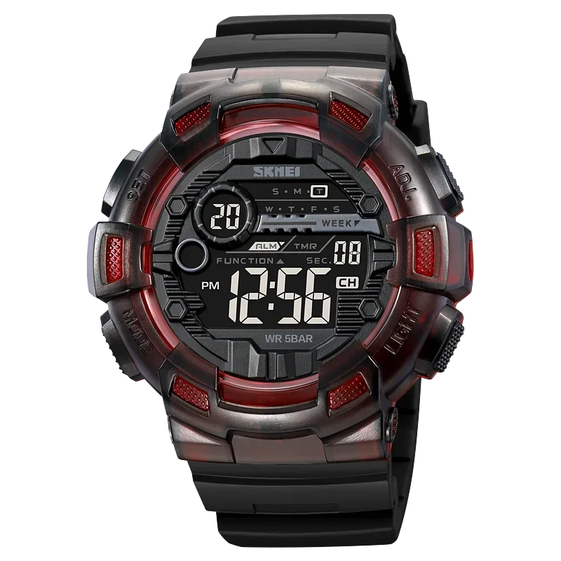 Transparent Series SKMEI 2110 5Bar Waterproof Japan Movement Sports Watch - Top G Watches