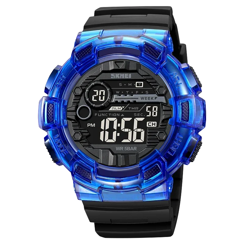 Transparent Series SKMEI 2110 5Bar Waterproof Japan Movement Sports Watch - Top G Watches