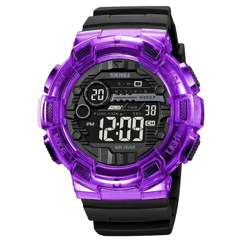 Transparent Series SKMEI 2110 5Bar Waterproof Japan Movement Sports Watch - Top G Watches