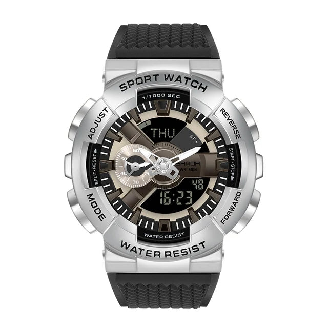 SANDA 9004 Digital Sports Watch - Waterproof Military G-Style Shockproof
