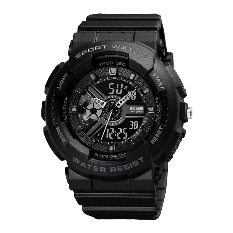 Skmei 1689 Ladies Waterproof Dual Digital LED Sports Watch - Top G Watches