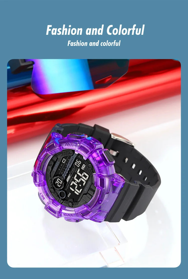 Transparent Series SKMEI 2110 5Bar Waterproof Japan Movement Sports Watch - Top G Watches