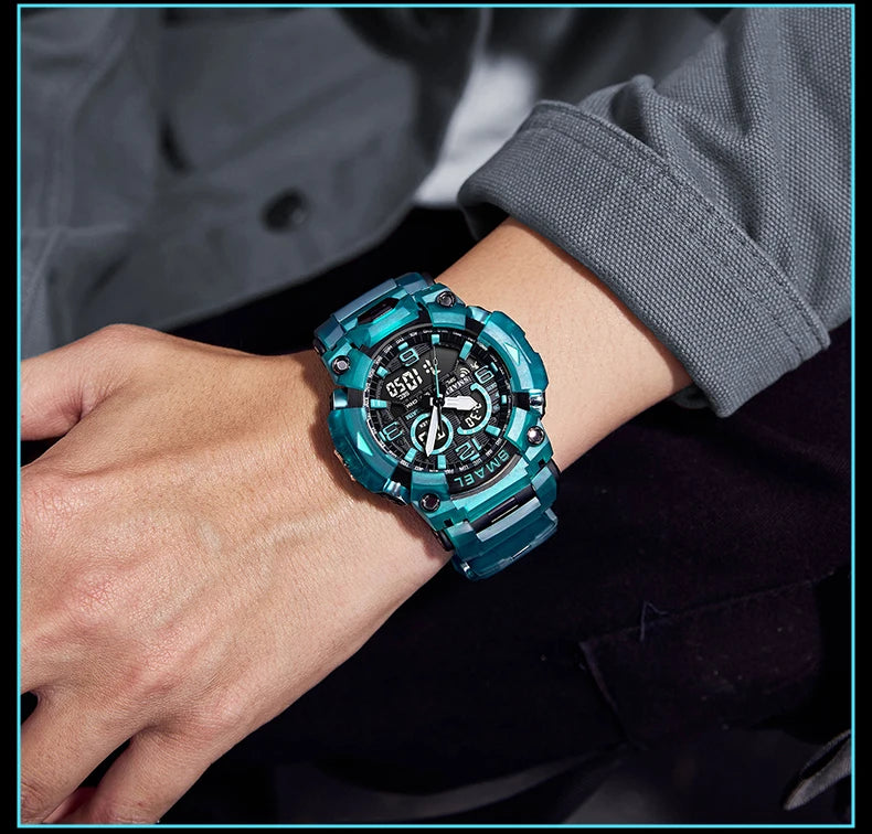 Smael 8099 Digital Sports Watch - Waterproof LED Multifunction Sports Watch - Top G Watches