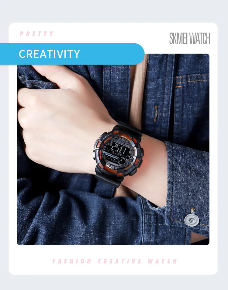 Transparent Series SKMEI 2110 5Bar Waterproof Japan Movement Sports Watch - Top G Watches