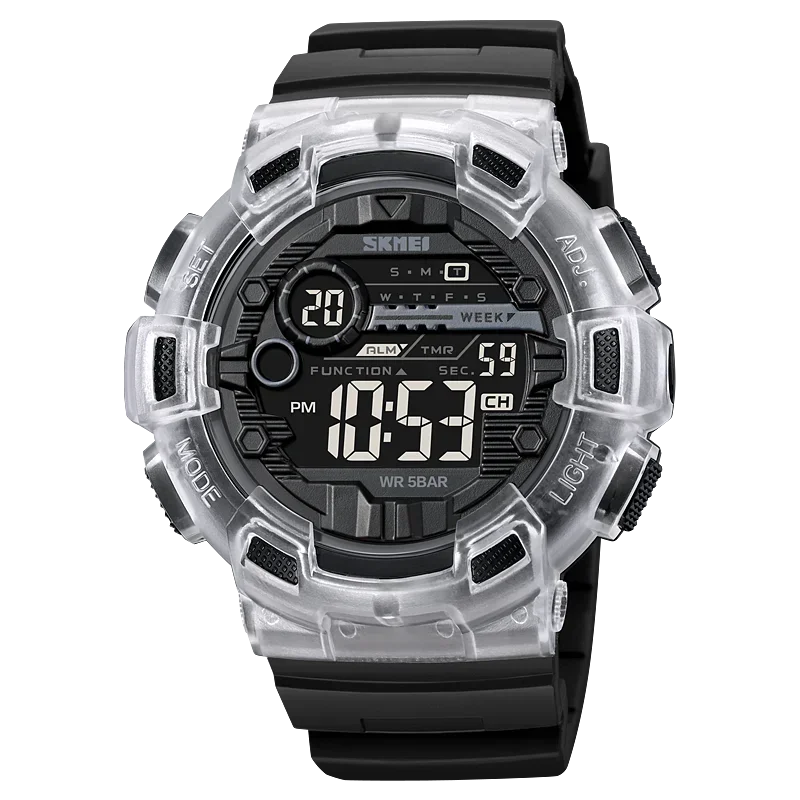 Transparent Series SKMEI 2110 5Bar Waterproof Japan Movement Sports Watch - Top G Watches