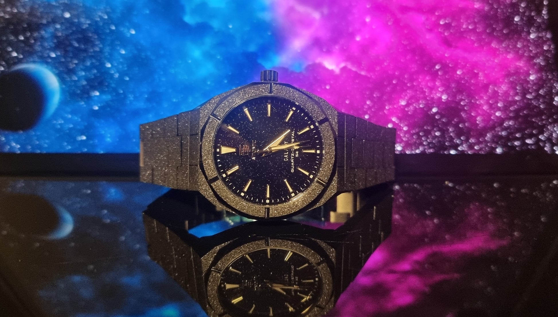 Atomic Galaxy Frosted Steel Luxury Watch Limited-Edition ™ (Australian Owned) - Top G Watches