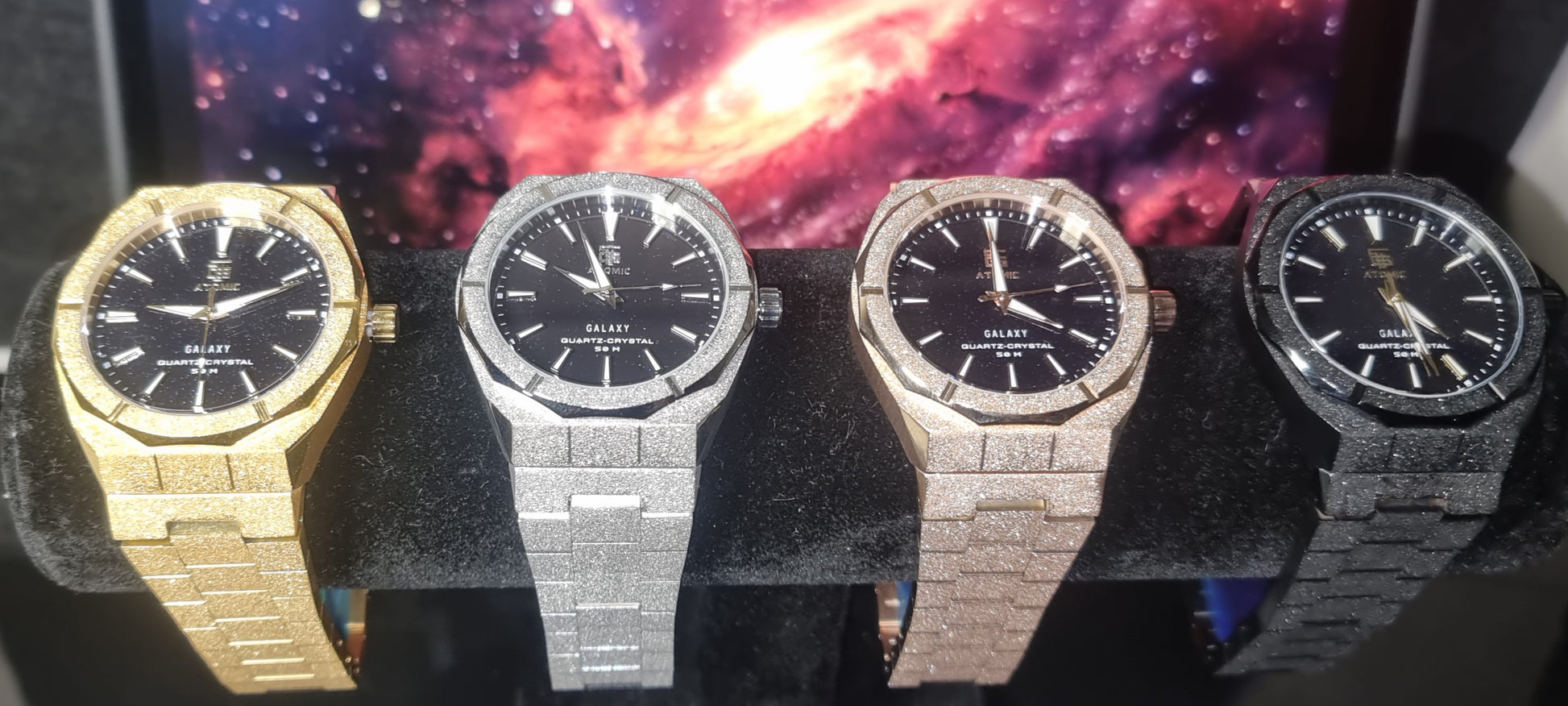 Atomic Galaxy Frosted Steel Luxury Watch Limited-Edition ™ (Australian Owned) - Top G Watches