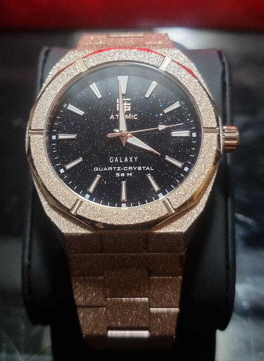 Atomic Galaxy Frosted Steel Luxury Watch Limited-Edition ™ (Australian Owned) - Top G Watches