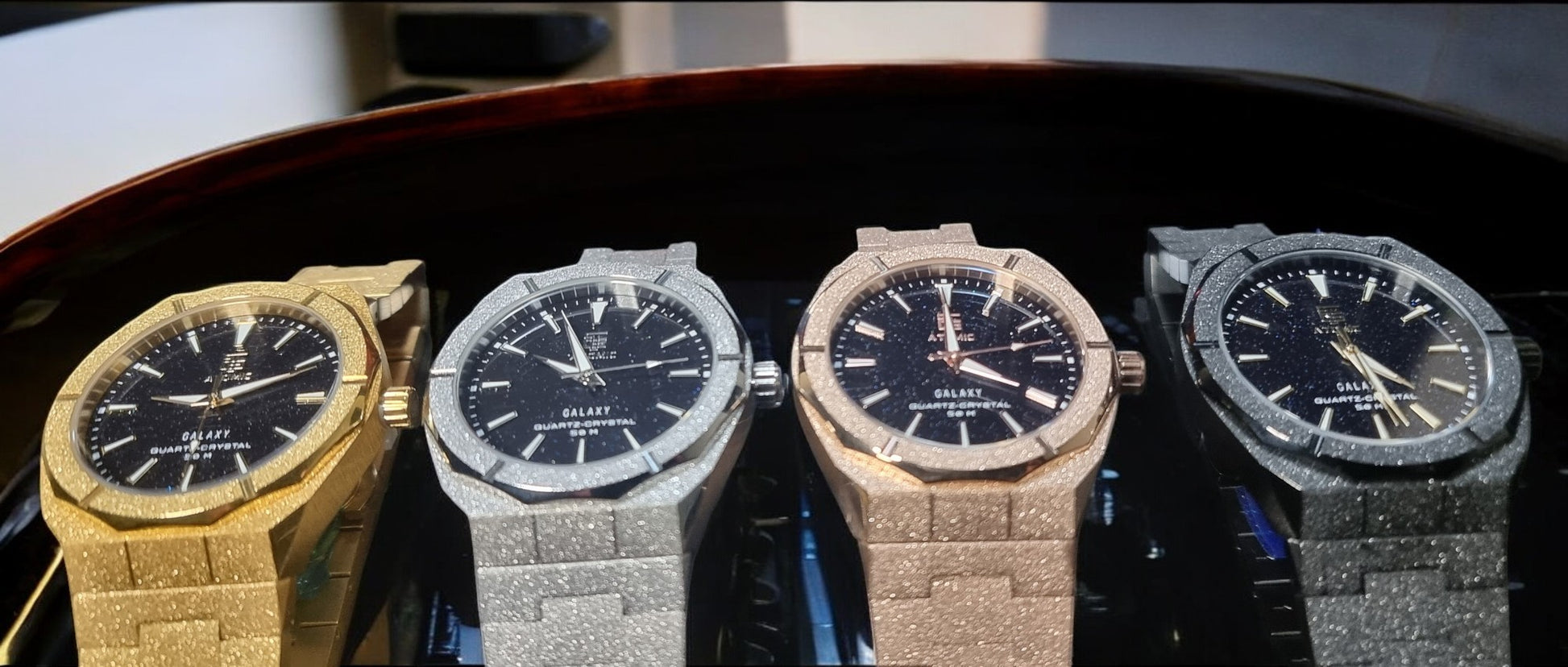 Atomic Galaxy Frosted Steel Luxury Watch Limited-Edition ™ (Australian Owned) - Top G Watches