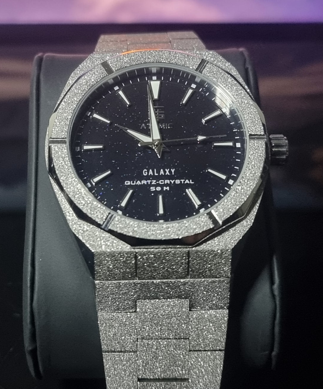 Atomic Galaxy Frosted Steel Luxury Watch Limited-Edition ™ (Australian Owned) - Top G Watches