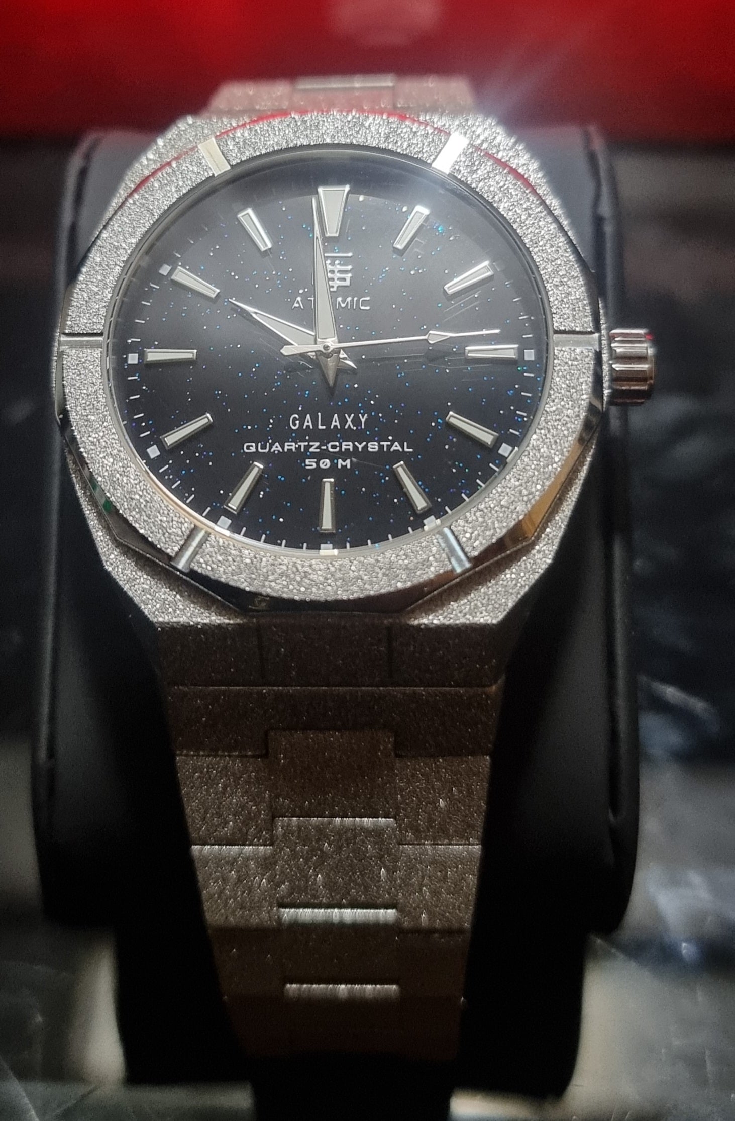 Atomic Galaxy Frosted Steel Luxury Watch Limited-Edition ™ (Australian Owned) - Top G Watches