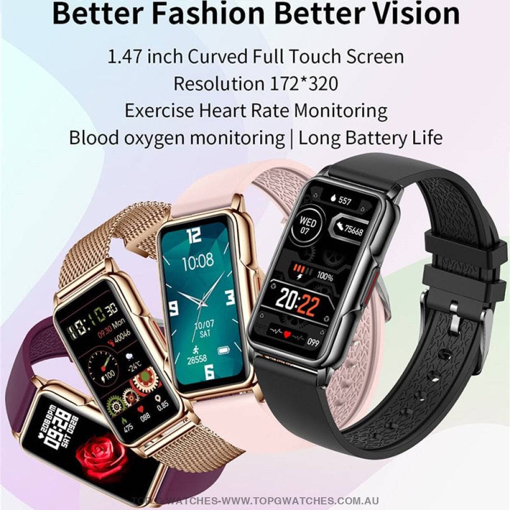 Elegant Light Smart Digital Full Touch Fitness Health Tracker Waterproof Smartwatch - Top G Watches