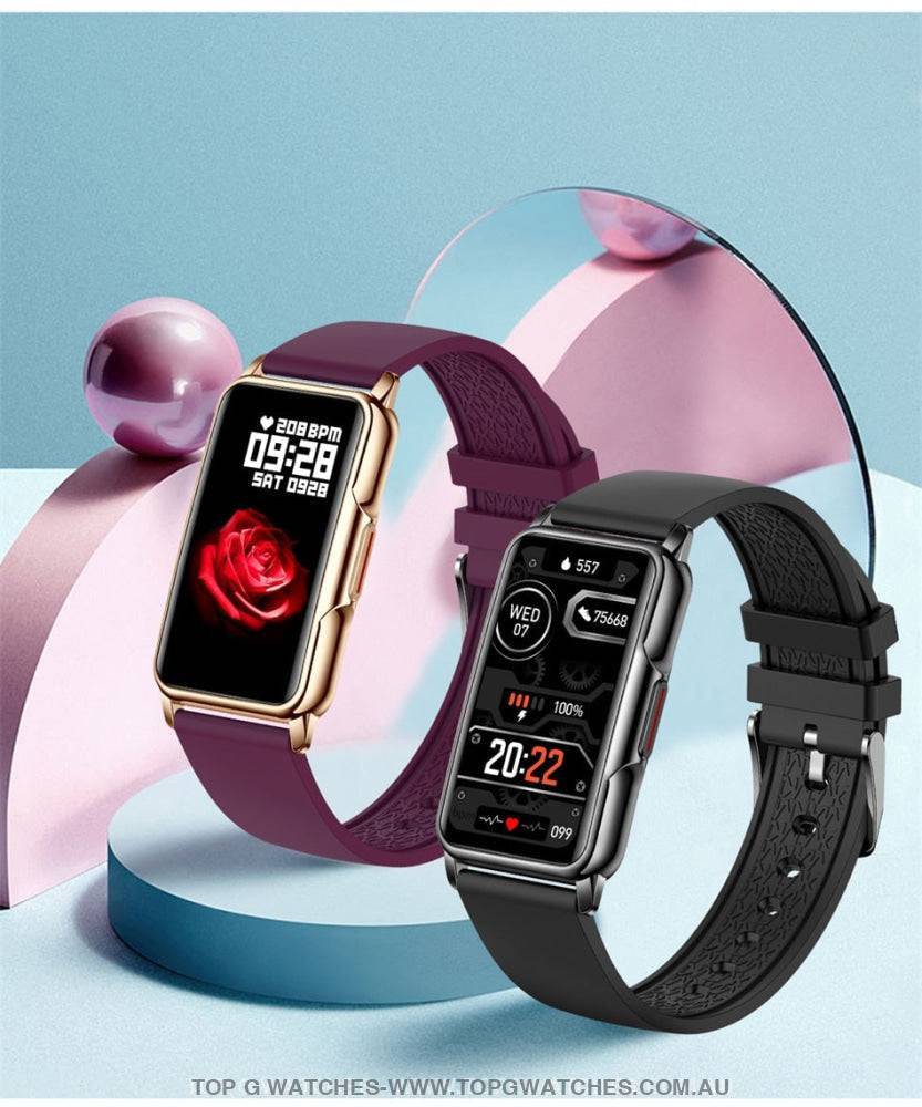 Elegant Light Smart Digital Full Touch Fitness Health Tracker Waterproof Smartwatch - Top G Watches
