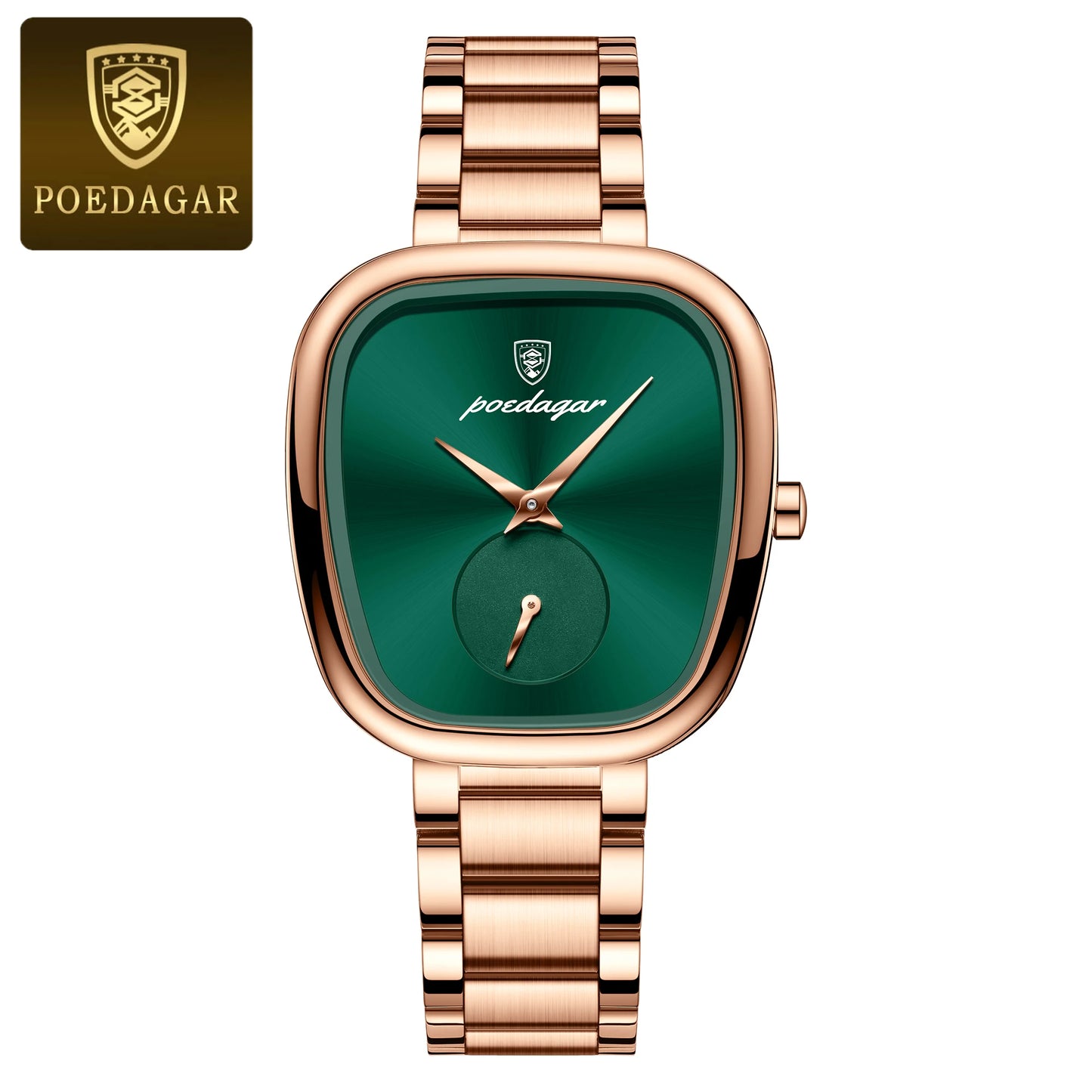 Luxury Poedagar 783 Waterproof Stainless-Steel Quartz Ladies Watch - Top G Watches