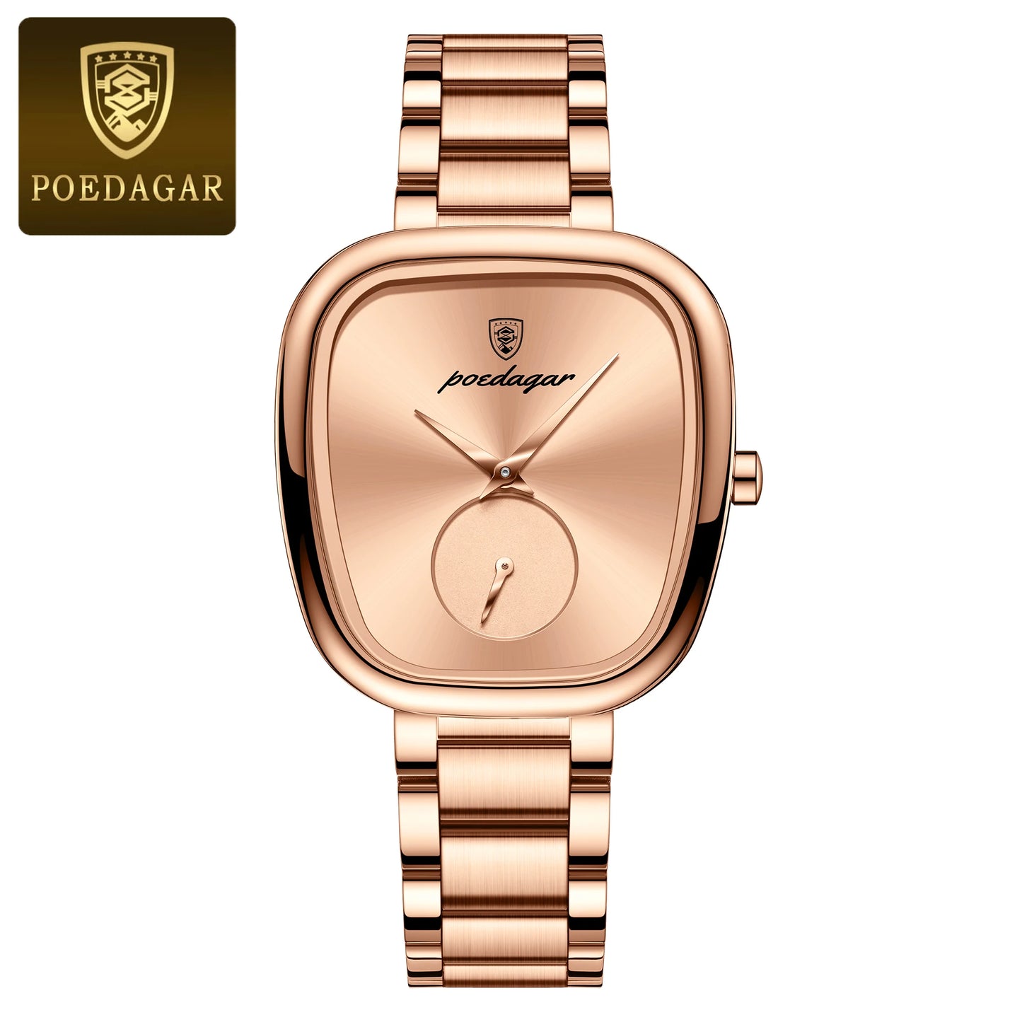Luxury Poedagar 783 Waterproof Stainless-Steel Quartz Ladies Watch - Top G Watches