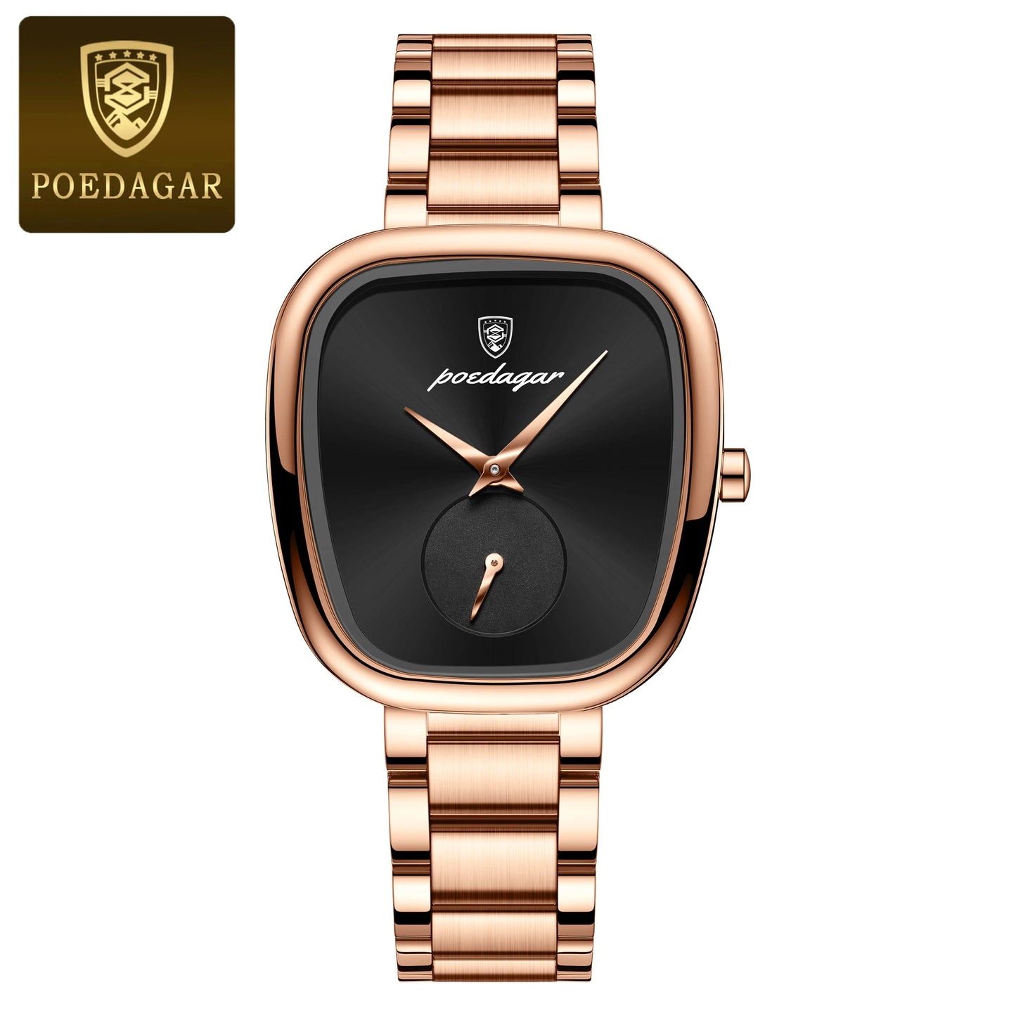 Luxury Poedagar 783 Waterproof Stainless-Steel Quartz Ladies Watch - Top G Watches