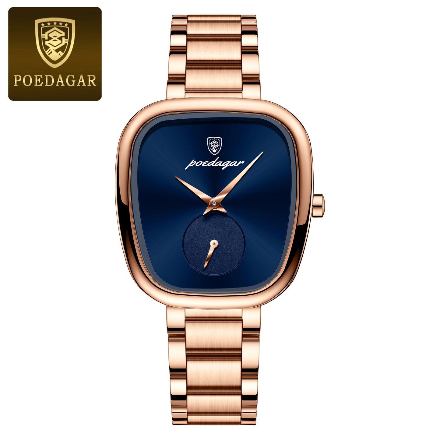 Luxury Poedagar 783 Waterproof Stainless-Steel Quartz Ladies Watch - Top G Watches