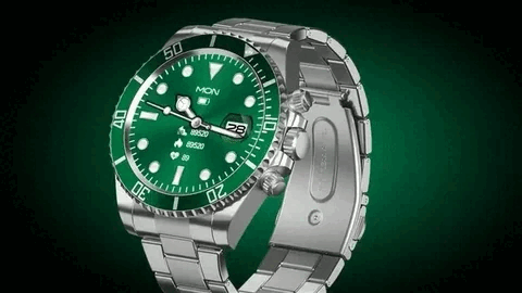 Luxury Steel Rolux Subdiver Pro™ Luxury Steelband Bluetooth Digital Smartwatch - Top G Watches