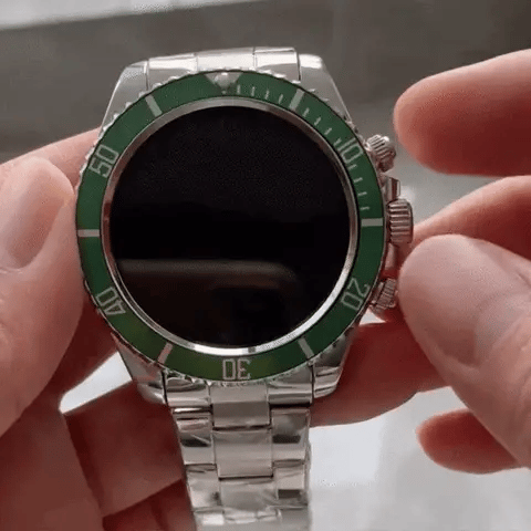 Luxury Steel Rolux Subdiver Pro™ Luxury Steelband Bluetooth Digital Smartwatch - Top G Watches