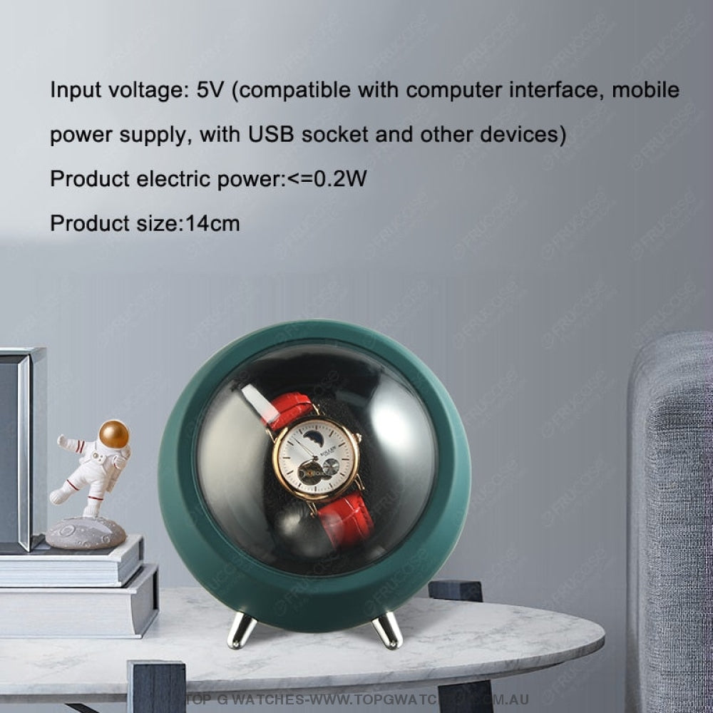 Motion Frucase Winding Display Watch Storage Case - Automatic Winder Usb Cable / With Battery Option