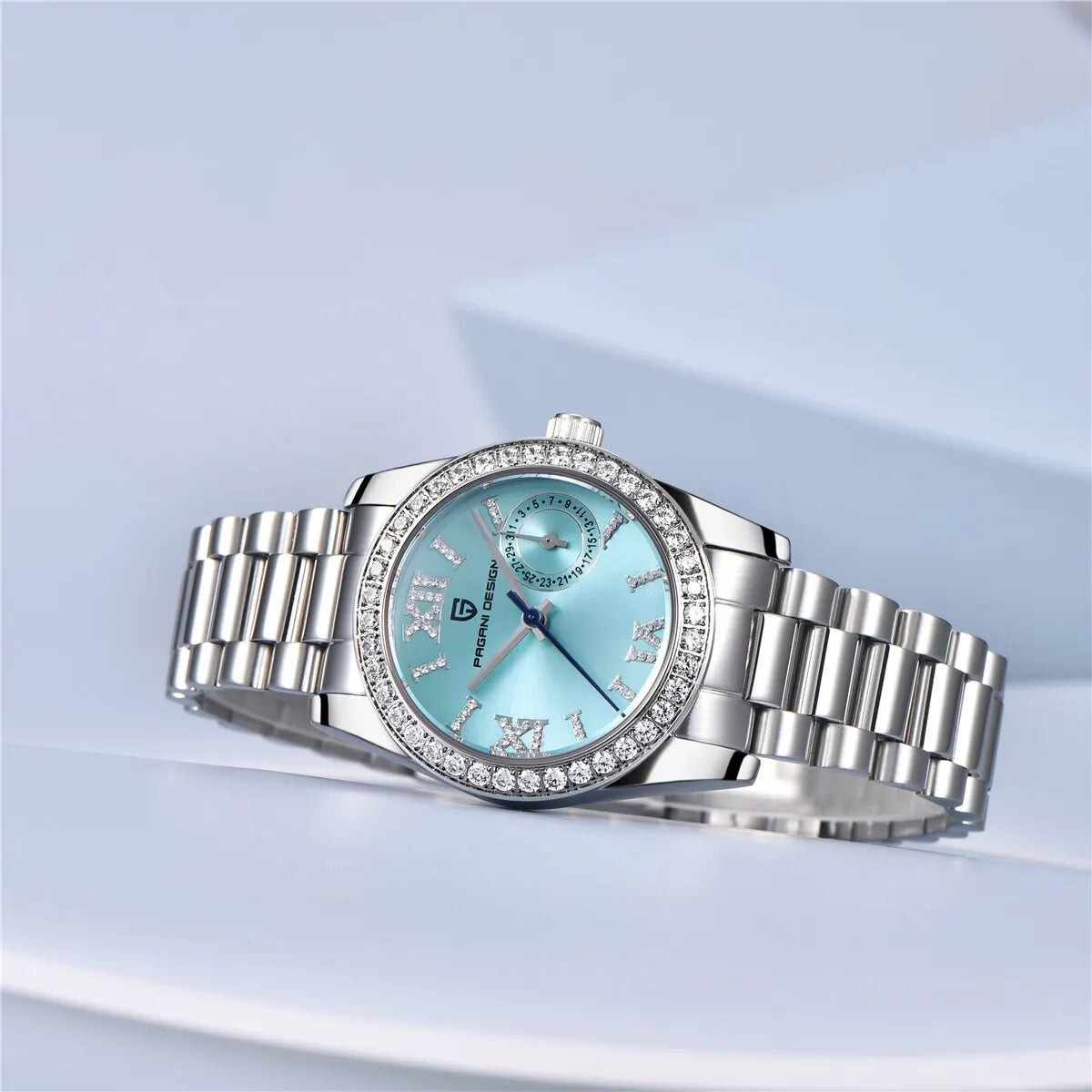 NEW Pagani Design Women's Elegant Jewel Fashion Sapphire Quartz 32mm Watch - Top G Watches