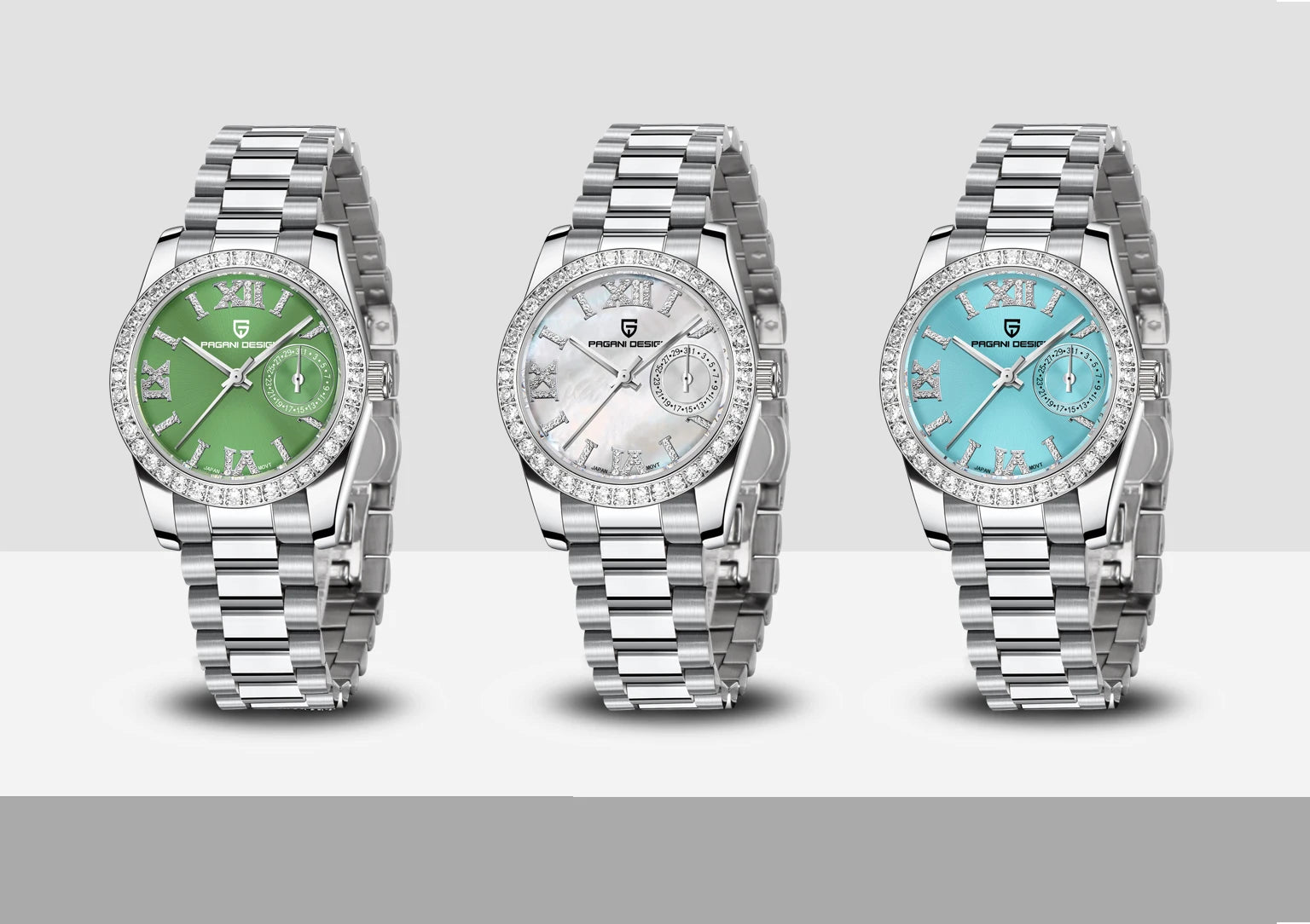 NEW Pagani Design Women's Elegant Jewel Fashion Sapphire Quartz 32mm Watch - Top G Watches