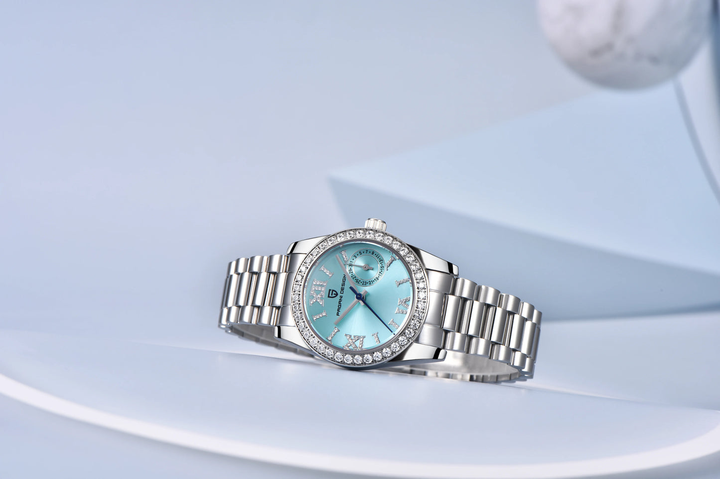 NEW Pagani Design Women's Elegant Jewel Fashion Sapphire Quartz 32mm Watch - Top G Watches