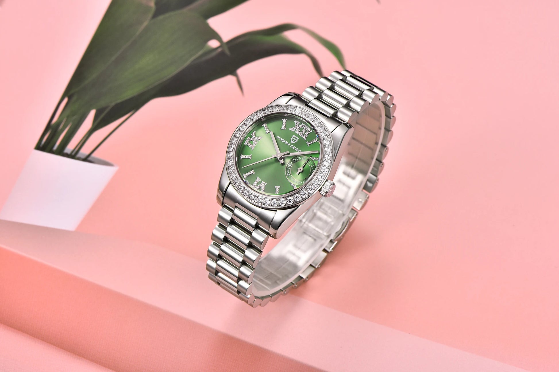 NEW Pagani Design Women's Elegant Jewel Fashion Sapphire Quartz 32mm Watch - Top G Watches