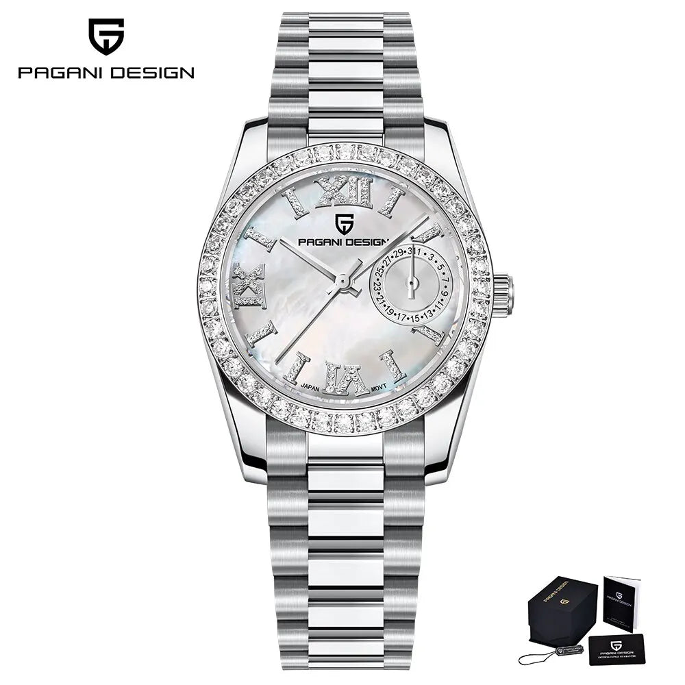 NEW Pagani Design Women's Elegant Jewel Fashion Sapphire Quartz 32mm Watch - Top G Watches