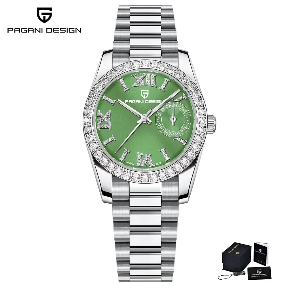 NEW Pagani Design Women's Elegant Jewel Fashion Sapphire Quartz 32mm Watch - Top G Watches
