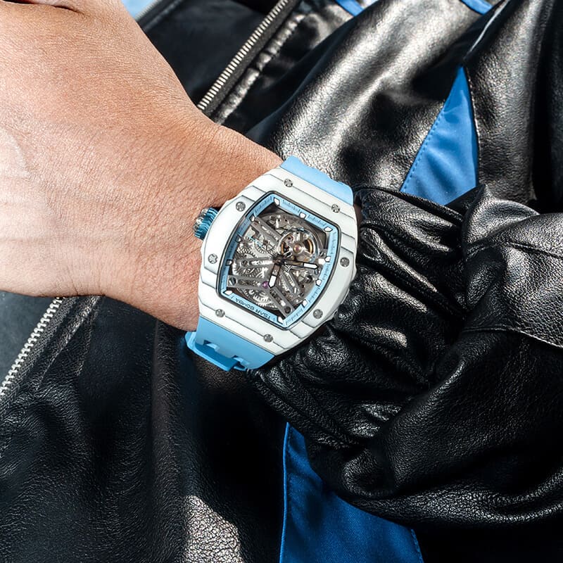 Official Tsar Bomba Atomic-Interchangeable Automatic Watch Carbon Fibre Combo - TB8218 - Top G Watches
