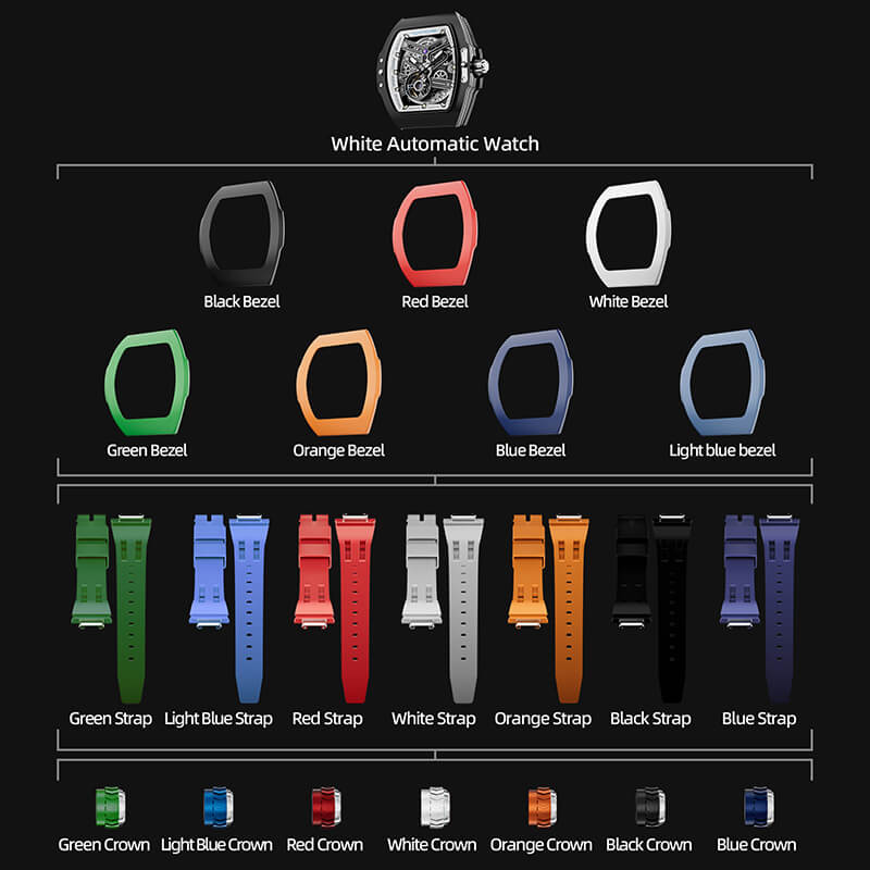 Official TSAR Bomba Atomic-Interchangeable Automatic Watch Combo - TB8218 - Top G Watches