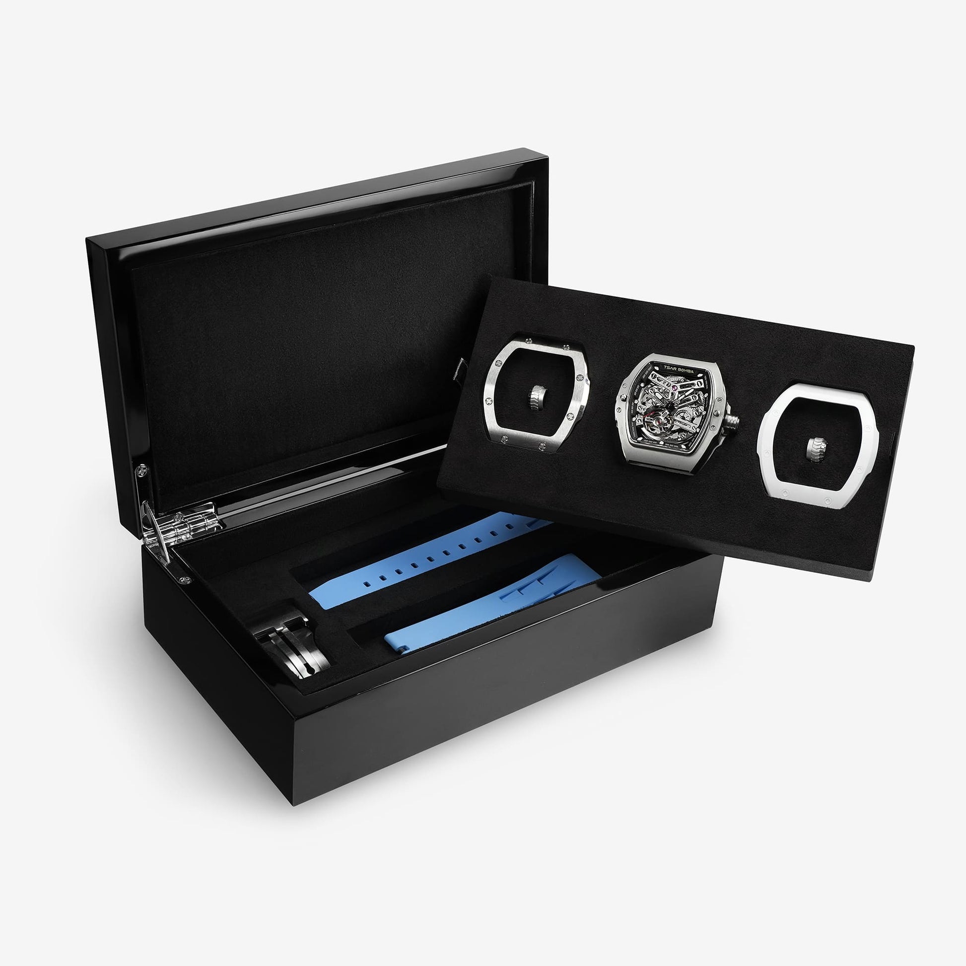 Official Tsar Bomba Atomic-Interchangeable Ceramic Edition - TB8218C - Top G Watches