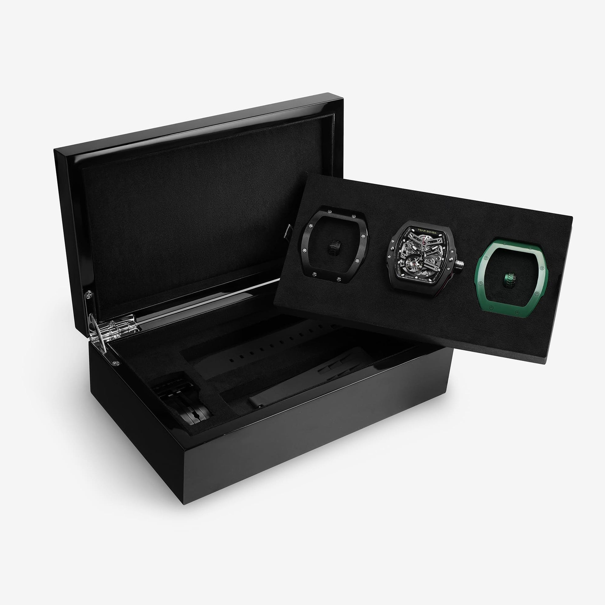 Official Tsar Bomba Atomic-Interchangeable Ceramic Edition - TB8218C - Top G Watches