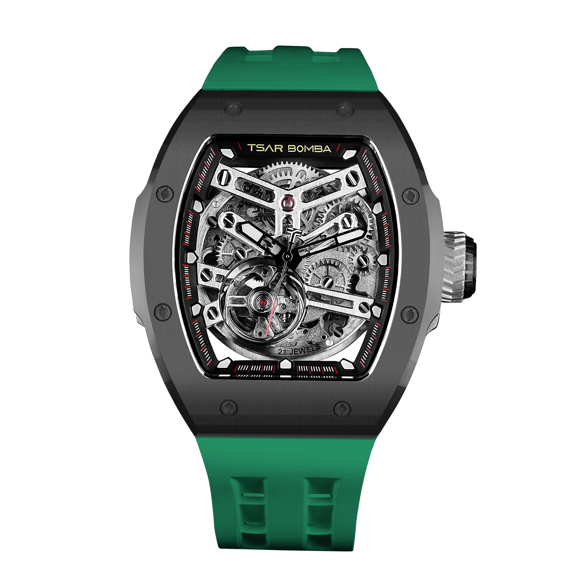 Official Tsar Bomba Atomic-Interchangeable Ceramic Edition - TB8218C - Top G Watches