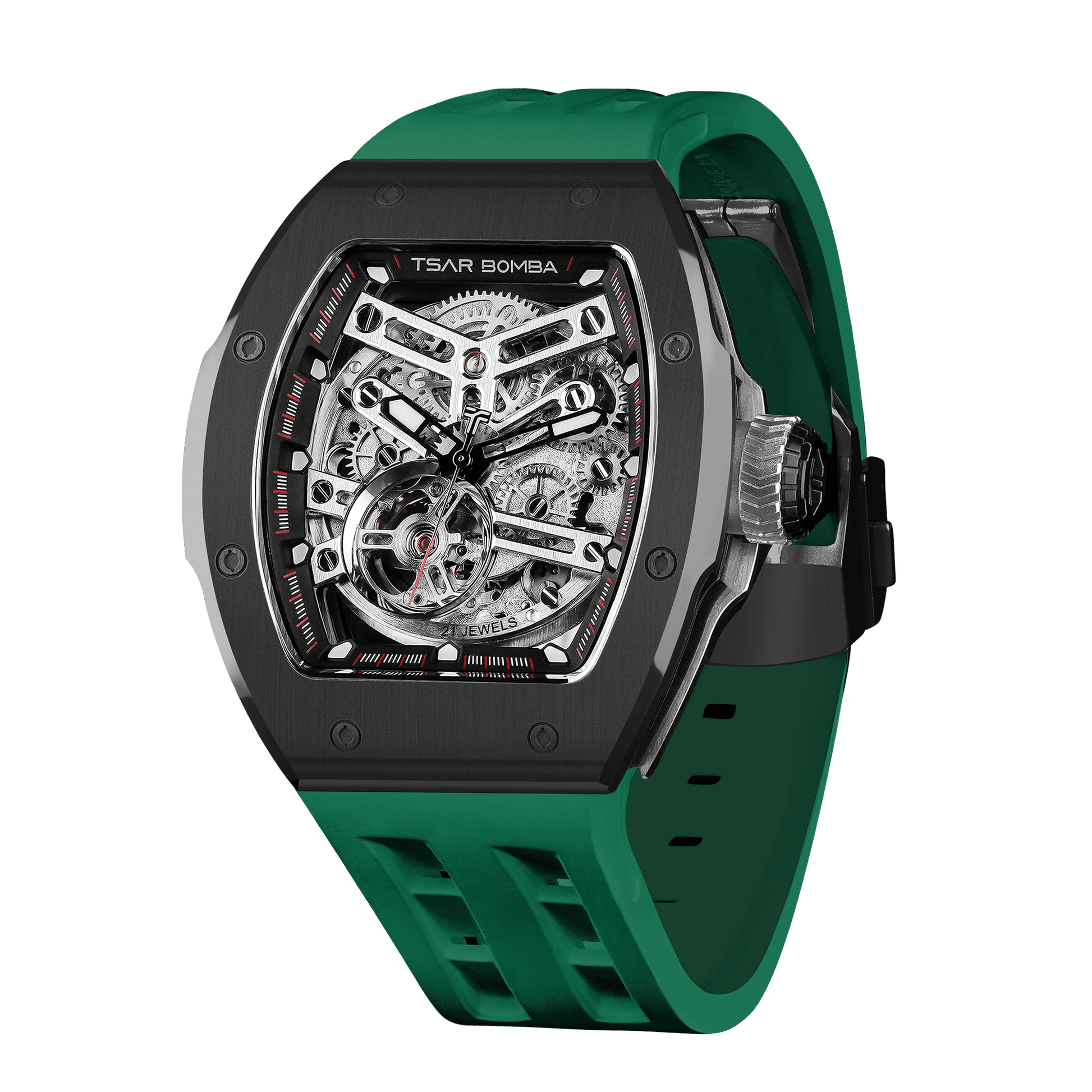 Official Tsar Bomba Atomic-Interchangeable Ceramic Edition - TB8218C - Top G Watches