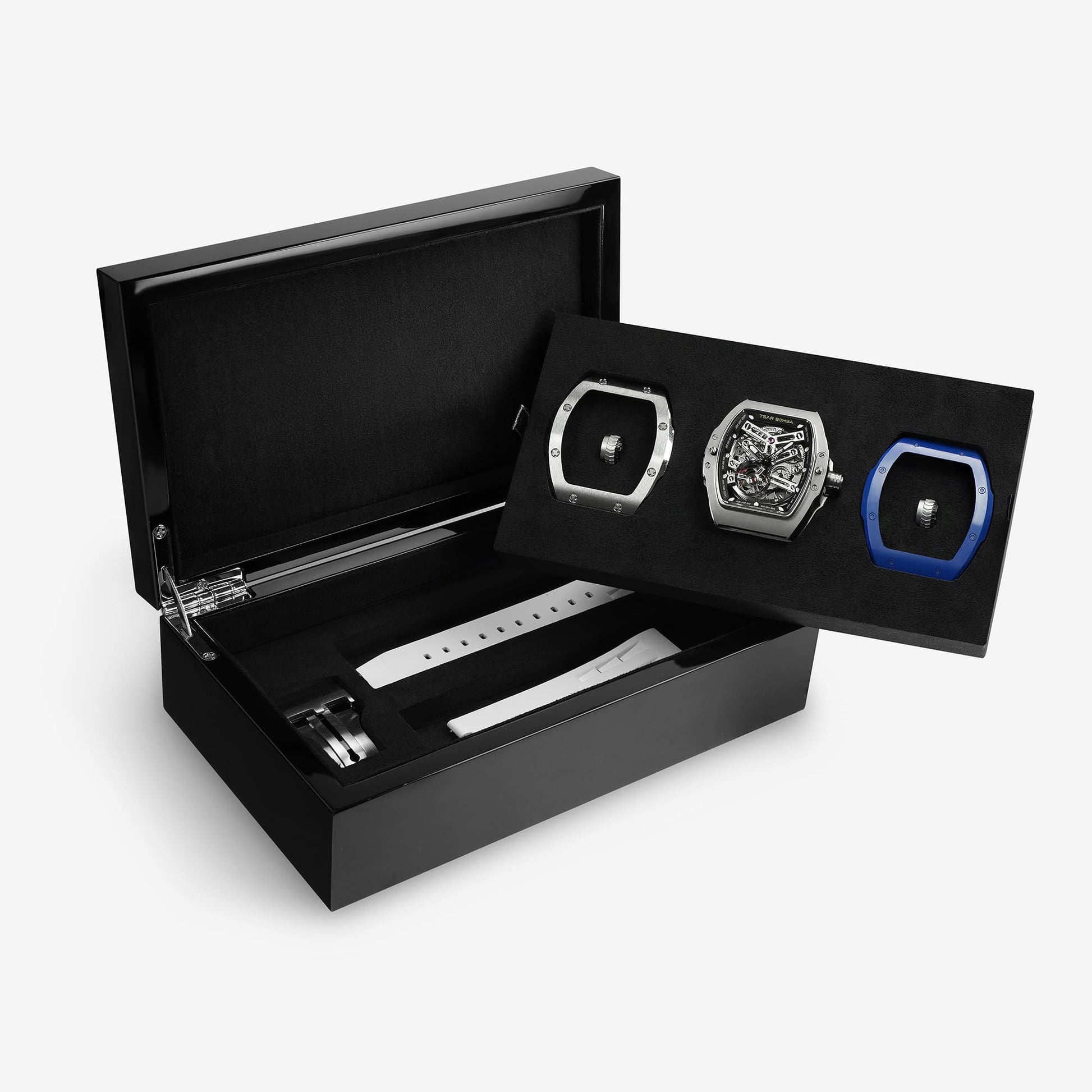 Official Tsar Bomba Atomic-Interchangeable Ceramic Edition - TB8218C - Top G Watches