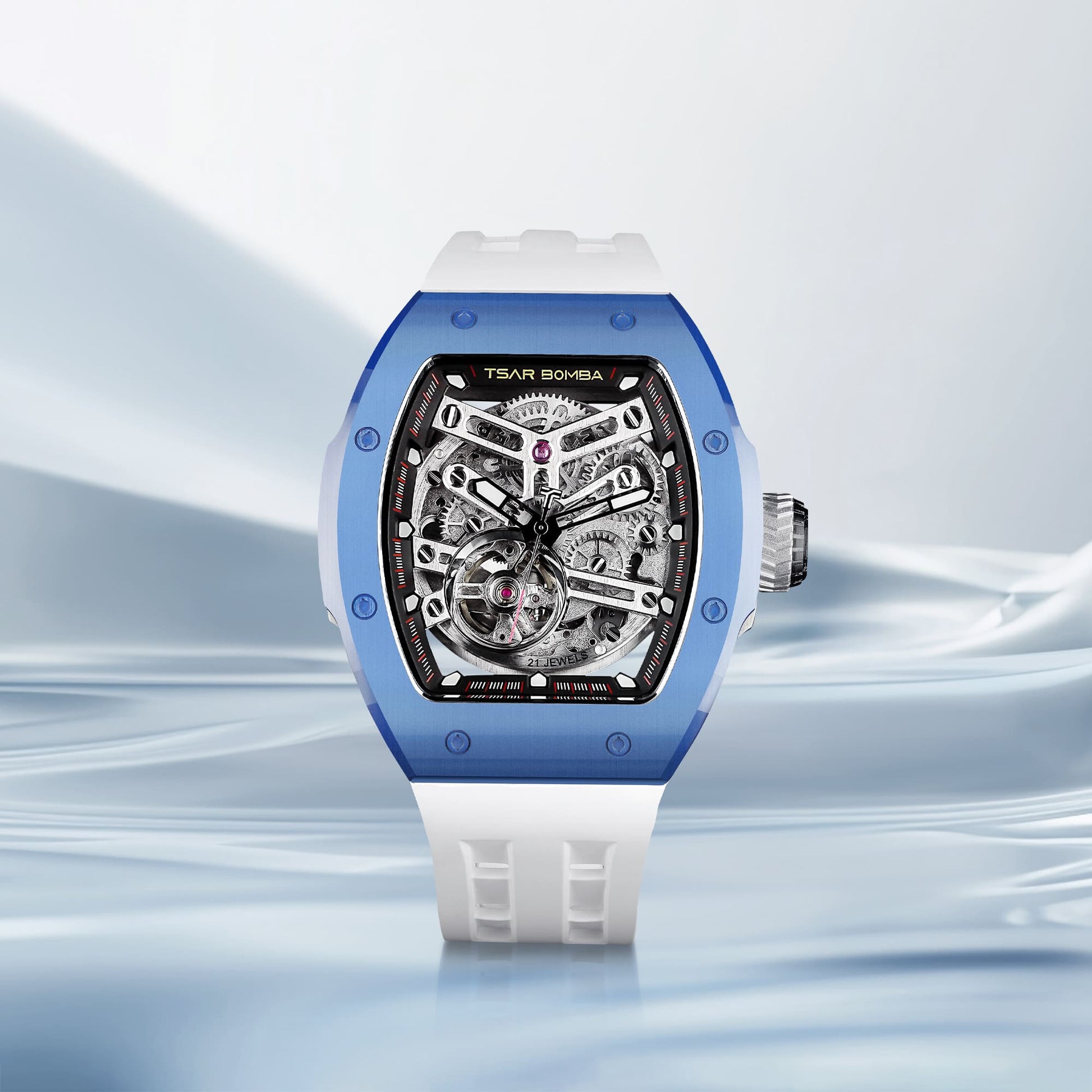 Official Tsar Bomba Atomic-Interchangeable Ceramic Edition - TB8218C - Top G Watches